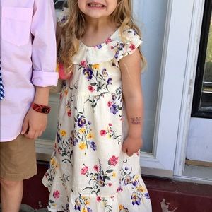Girls floral maxi dress